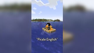 Why does Minecraft have "Pirate English" as a language?