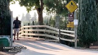 Funny reactions bushman prank