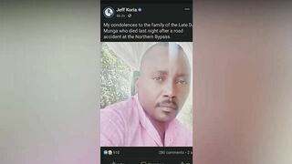 GOODBYE DJ MUNGA||CELEBRITIES AND LOVED ONES BID DJ MUNGA GOODBYE||SAD
