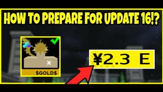 HOW TO PREPARE FOR UPDATE 16!? - Anime Fighters Simulator Roblox
