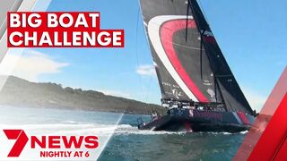 2021 Big Boat Challenge on Sydney Harbour | 7NEWS