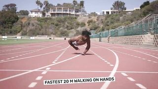 The fastest man on two hands - Guinness World Records
