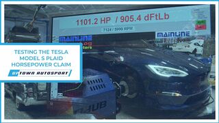 Does the Tesla Model S Plaid really produce 1020HP? WORLD'S FIRST HUB DYNO TEST