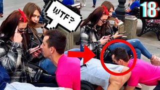 I LEEK HER IN A PUBLIC????????Pick up girls with flips pranks by russian prank boy Qylek #shorts #qylek