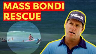 10 patients, 1 board! Mass Rescue At Bondi Beach