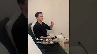 surprising him in the viral TikTok leggings #shorts