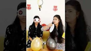 Two Balloons Challenge ????????watch till end???? #shorts #sharmilageorge