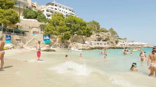 Beach walk | Playa de Illetes | Mallorca | Spain 4K