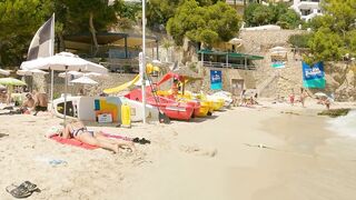 Beach walk | Playa de Illetes | Mallorca | Spain 4K