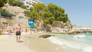 Beach walk | Playa de Illetes | Mallorca | Spain 4K