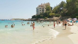 Beach walk | Playa de Illetes | Mallorca | Spain 4K