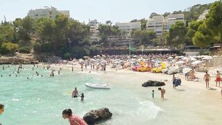 Beach walk | Playa de Illetes | Mallorca | Spain 4K