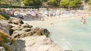 Beach walk | Playa de Illetes | Mallorca | Spain 4K