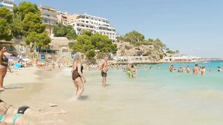 Beach walk | Playa de Illetes | Mallorca | Spain 4K
