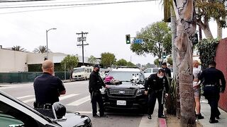 Burglary, Park Ranger sweep and new encampments. Mornings in Venice Beach