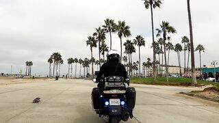 Burglary, Park Ranger sweep and new encampments. Mornings in Venice Beach