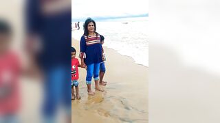 At Kazhimbram beach in Thrissur