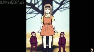 When ANIME CHARACTERS  are in SQUID GAME - Attack on Titan