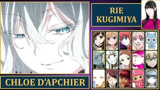 Vanitas no Carte All Characters Japanese Dub Voice Actors Seiyuu Same Anime Characters