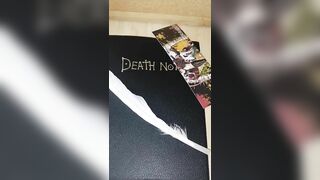The Death Note notebook ASMR unboxing Anime and Kpop shop in syria متجر انمي في سوريا