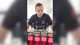 DZ MYSTERY DRINK CHALLENGE ???? | #Shorts