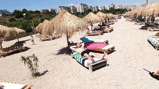2021 Plaja Porthminster Beach 4K sun, Black Sea, party love Constanta Mamaia Beach