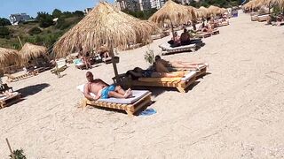 2021 Plaja Porthminster Beach 4K sun, Black Sea, party love Constanta Mamaia Beach