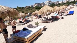 2021 Plaja Porthminster Beach 4K sun, Black Sea, party love Constanta Mamaia Beach