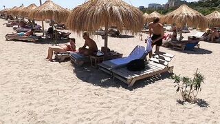 2021 Plaja Porthminster Beach 4K sun, Black Sea, party love Constanta Mamaia Beach