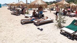 2021 Plaja Porthminster Beach 4K sun, Black Sea, party love Constanta Mamaia Beach