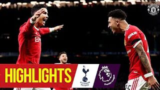 Ronaldo hat-trick seals vital win! | Manchester United 3-2 Tottenham | Highlights | Premier League