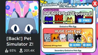 *Updated* Pet Simulator Z Secret Game Link! (Roblox)