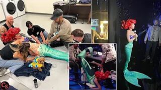 Katy Perry Falls Out of Chair on 'American Idol' While Dressed as Little Mermaid's Ariel - 2022