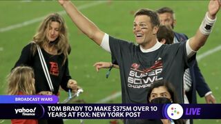 Tom Brady to announce NFL games for Fox Sports after retirement, will make $375M over 10 years