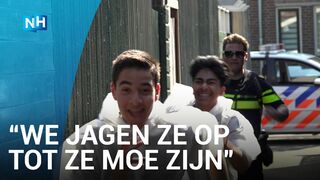 Honderd jongeren op de vlucht voor de politie tijdens 'Hunt' in Alkmaar