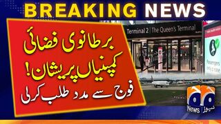 Travel chaos continues at UK airports - Flight Delays and Cancellations | Geo News