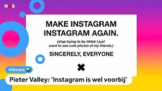 Veel mensen boos op Instagram: 'Begint te veel op TikTok te lijken'
