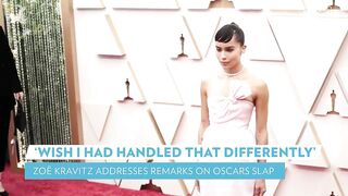 Zoë Kravitz Addresses Her Remark About Will Smith's Oscars Slap | PEOPLE