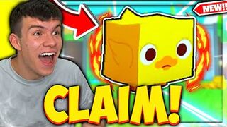 How To Get The *HUGE DUCKY* In Roblox Pet Simulator X! FREE MERCH CODE!