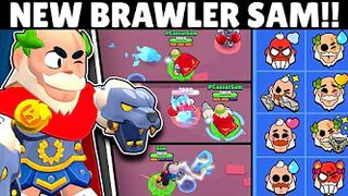 Sam's Animation, Skin, Custom Pins & More | Brawl Stars Season 14 #robotfactory