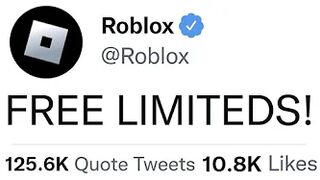 Roblox Is Giving Away LIMITEDS?