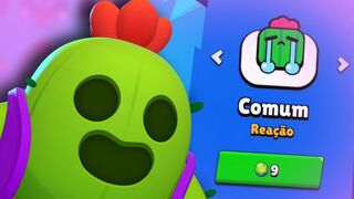 COMPREI O EMOJO DO SPIKE!!!! Brawl Stars