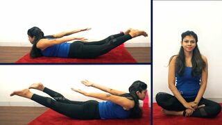 Yoga Class in Hindi | 22 - Locust pose | Yoga For Weight Loss Hindi | Yoga Video