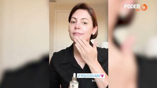 Michelle Bolsonaro faz propaganda de produtos de beleza no Instagram