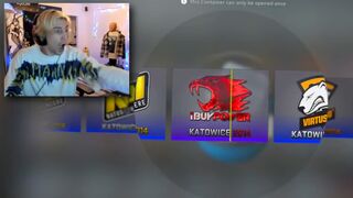 xqc unboxes ibuypower holo live on stream