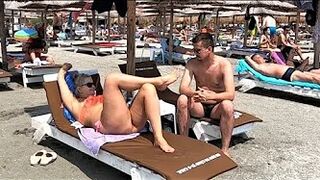 BARCELONA Barceloneta BEACH SPAIN OCTOBER 2021 | The Beach is Open 2021