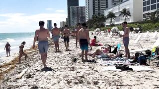 ???????? Beautiful day at Miami beach walk | beach walk 4k