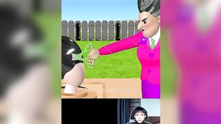 Squid Game Challenge Haircut With Miss T And Granny Scary Teacher #shorts