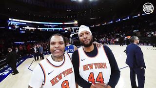 TEAM FAT JOE vs. TEAM TRACY MORGAN! | BTS of New York Knicks Alumni/Celebrity Game