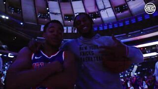 TEAM FAT JOE vs. TEAM TRACY MORGAN! | BTS of New York Knicks Alumni/Celebrity Game